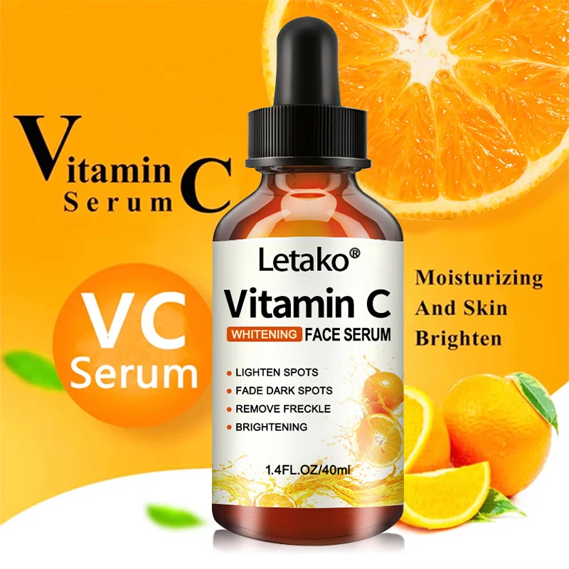 Vitamin C Serum Moisturizing, Brightening, Reducing Fine Lines, Anti-aging, Repairing, Facial Essence, Skin Care Products
